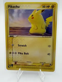 Pokemon Pikachu 50 HP Common Card EX Sandstorm 72/100 Regular English - Image 1