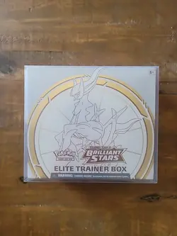 Pokemon TCG Brilliant Stars Elite Trainer Box Sealed ETB Sealed &[Plastic Case] 820650850127 - Image 1
