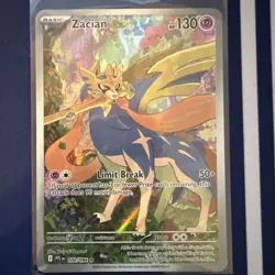 Pokemon Zacian 100/94 Phantasmal Flames Illustration Rare - Image 1