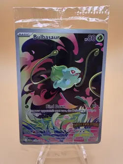 Bulbasaur 133/132 Pokemon Mega Evolution Illustration Rare Stamped Promo Sealed - Image 1