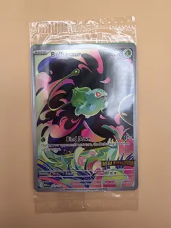Bulbasaur 133/132 Pokemon Mega Evolution Illustration Rare Stamped Promo Sealed - Image 3