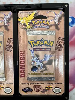 1999 Pokemon Fossil Blister Packs - Factory Sealed (Unopened) WOTC- Full Set 3 - Image 5