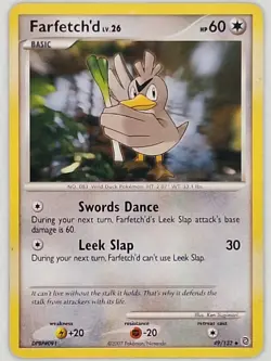 Farfetch'd 49/132 Pokemon - Diamond and Pearl Secret Wonders MP - Image 1