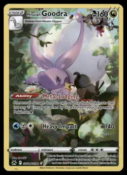 Pokemon Cards Hisuian Goodra GG21/GG70 Crown Zenith Galarian Gallery Holo NM *2 - Image 1
