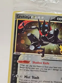 Greninja Gold Star SWSH144 Black Star Promo Celebrations ETB Sealed NM - Image 3