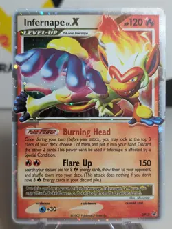 Infernape LV.X DP10 Holo Diamond and Pearl Black Star Promo Pokemon TCG LP+ - Image 1