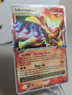 Infernape LV.X DP10 Holo Diamond and Pearl Black Star Promo Pokemon TCG LP+ - Image 2
