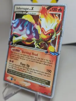 Infernape LV.X DP10 Holo Diamond and Pearl Black Star Promo Pokemon TCG LP+ - Image 3
