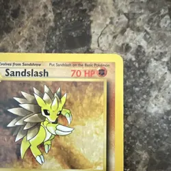 Pokemon TCG Sandslash Fossil 41/62 1st Edition 70 HP Uncommon LP - Image 4
