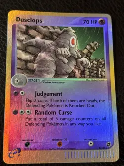 Pokemon Dusclops EX TCG Sandstorm 4/100 Reverse Holo LP - Image 1