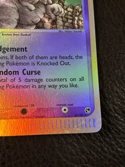 Pokemon Dusclops EX TCG Sandstorm 4/100 Reverse Holo LP - Image 4