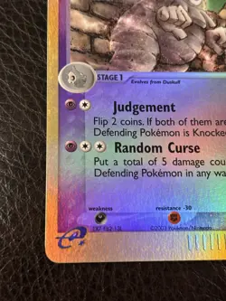Pokemon Dusclops EX TCG Sandstorm 4/100 Reverse Holo LP - Image 5