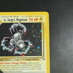 Pokemon Vintage Holo Rare Lt. Surge's Magneton Gym Heroes Wotc 2000 - Image 3