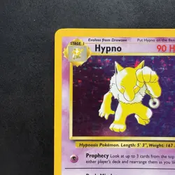 Pokemon Vintage Holo Rare Hypno 8/62 Fossil WotC 1999 - Image 2