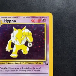 Pokemon Vintage Holo Rare Hypno 8/62 Fossil WotC 1999 - Image 3