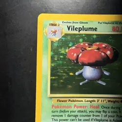Pokemon Vintage Holo Vileplume 15/64 Jungle WotC 1999 - Image 2