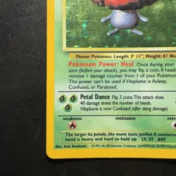 Pokemon Vintage Holo Vileplume 15/64 Jungle WotC 1999 - Image 5