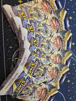 6 Sleeved Pokemon TCG Brilliant Stars Booster Packs Factory Sealed - Image 1