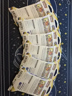 6 Sleeved Pokemon TCG Brilliant Stars Booster Packs Factory Sealed - Image 3