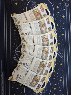 6 Sleeved Pokemon TCG Brilliant Stars Booster Packs Factory Sealed - Image 4