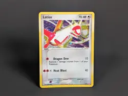 Pair of SWIRLS! 💫 Latias & Latios Holo 4/10 & 2/10 2004 Pokemon TCG EX set - Image 4