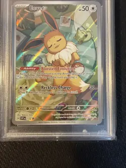 2025 Pokemon SV Black Star Promos SVP EN Eevee #173 PSA 9 MINT - Image 5