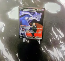 Team Rocket’s Mewtwo ex 281/217 SIR Secret Ascended Heroes Pokemon IN HAND MINT - Image 1