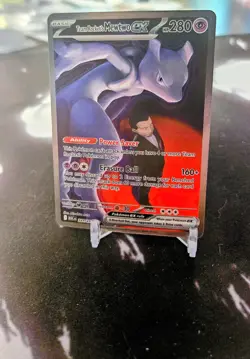 Team Rocket’s Mewtwo ex 281/217 SIR Secret Ascended Heroes Pokemon IN HAND MINT - Image 3