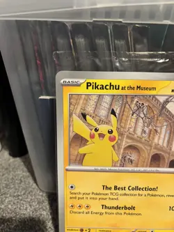Pikachu At The Museum x Natural History London Jumbo Pokemon Card Mint sealed - Image 2
