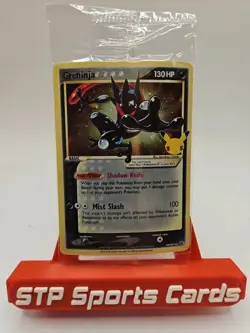 Greninja Gold Star SWSH144 Black Star Promo Celebrations ETB Sealed NM - Image 1