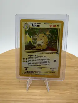 Pokemon TCG Raichu - Fossil Set 14/62 - Holo Rare - 1999 - Vintage WotC - Image 5