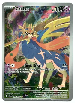 Zacian 100/094 - Pokemon TCG - Phantasmal Flames Illustration Rare Holo - M/NM - Image 1