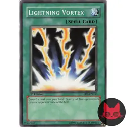 Yugioh Lightning Vortex SD5-EN030 Common 1st Edition LP - Image 1