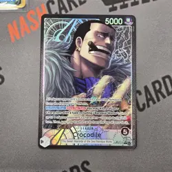 ONE PIECE THE AZURE SEA'S SEVEN CROCODILE ALT ART LEADER OP14-079 ALTERNATE ART - Image 1