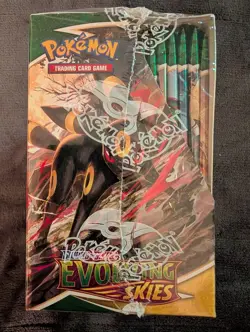 Pokemon Sword & Shield Evolving Skies Booster Box x1 (36 Packs) Factory Sealed - Image 2