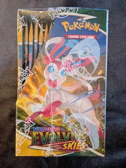 Pokemon Sword & Shield Evolving Skies Booster Box x1 (36 Packs) Factory Sealed - Image 4