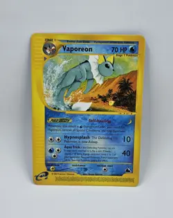 Vaporeon 33/144 Rare Skyridge Pokemon Card Near Mint Vintage - Image 3