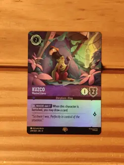 Disney Lorcana TCG Fabled - Kuzco Wanted Llama - Epic Foil - 209/204 - Image 1