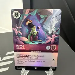 Disney Lorcana TCG Fabled - Kuzco Wanted Llama - Epic Foil - 209/204 - Image 4