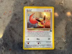 Eevee #11 Black Star Promo Pokemon Card Wotc Never played Foil Holo - Image 1