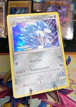 Pokemon SM127 Alolan Sandslash Holo Black Star Promo Card Sun & Moon - Image 2