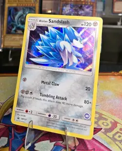 Pokemon SM127 Alolan Sandslash Holo Black Star Promo Card Sun & Moon - Image 3