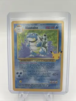 Blastoise Celebrations Classic Collection 2/102 Holo Base Set Pokemon Card - Image 1
