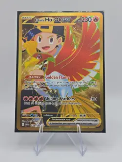 Pokemon TCG Ethan's Ho-Oh EX 239/182 Sv10: Destined Rivals Holo Card - Image 1