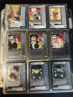 SCORE Dragon Ball Z TCG Power Card Lot Goku Krillin Gohan Foil - Image 2