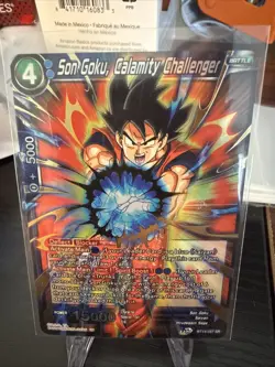 Dragon Ball Super Card Game Masters Son Goku, Calamity Challenger, BT14-037 SR - Image 1