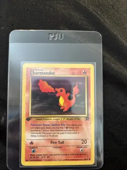 Charmander 50/82 1st Edition Team Rocket Pokemon TCG Card - Image 1