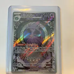 Mismagius Scarlet & Violet Paldea Evolved Holo Illustration Pokemon Card 212/193 - Image 2