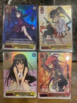 Weiss Schwarz Shakugan No Shana English Lot Of 4 SHP Holo Cards - Image 1