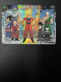 Dragon Ball Oath of Z Secret Rare Holo BT17-149 Ultimate Squad Extra Bandai Card - Image 1